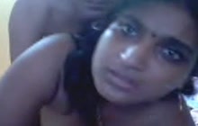 Indian lovers fucking into front of web cam