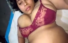 Amateur indian with large melons gets screwed POV